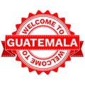 Vector Doodle of WELCOME TO COUNTRY GUATEMALA . EPS8 .