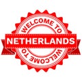 Vector Doodle of WELCOME TO COUNTRY NETHERLANDS . EPS8 .