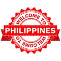 Vector Doodle of WELCOME TO COUNTRY PHILIPPINES . EPS8 .