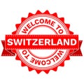 Vector Doodle of WELCOME TO COUNTRY SWITZERLAND . EPS8 .