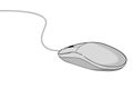 Doodle of Wired Computer Mouse, Isolated on White