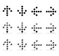 Vector Dotted Arrows