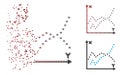 Dust Pixel Halftone Dotted Functions Plot Icon