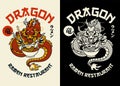 Dragon Eats Ramen Noodle