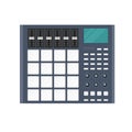 Vector drum machine Royalty Free Stock Photo