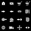 Vector E-Commerce Icon Set Royalty Free Stock Photo