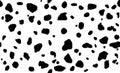 Vector Ãâ¹eamless black and white digital cow pattern. Pixel spots dalmatian texture