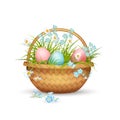 Vector Easter Basket