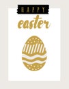Vector Easter card festive background element illustration for print