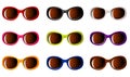 Vector sunglasses in 9 color