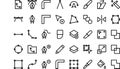 Vector editing tools icons High-Quality Vector Icons Collection with Editable Stroke. Ideal for Professional and Royalty Free Stock Photo