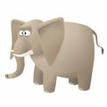 Vector elephant cartoon