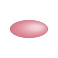 Vector ellipsoid with gradients and shadow for game, icon, package design, logo, mobile, ui, web, education. 3d