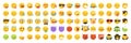 Vector emoticon set. Emoji pack