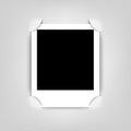 Vector empty photo frame