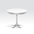 Vector Empty Round Table