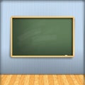 Vector: empty school blackboard