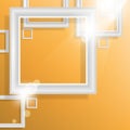 Vector empty square frame elements background