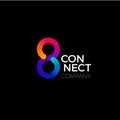 Vector Endless Connect Symbol. Colorful Concept of Connect, Interaction and Cooperation. Business Creative Logo