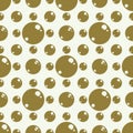 Vector endless geometric pattern composed with circles and spheres. Graphic tile with ornamental texture can be used in textile