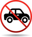 No car parking traffic sign