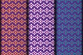 Purple vector eps seamless pattern design. Royalty Free Stock Photo