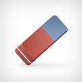 Vector eraser illustration Royalty Free Stock Photo