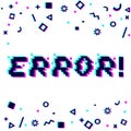 Vector error pixel glitch