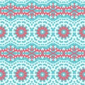 Vector ethnic colorful bohemian pattern