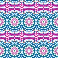 Vector ethnic colorful bohemian pattern