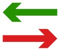 Vector Exchange Arrows Flat Icon Symbol