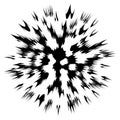 Vector Explode Flash, Cartoon Explosion, Star Burst