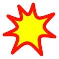 Vector Exploding Boom Icon