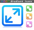 Vector extend symbol icon design