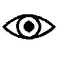 Vector of Eye Icon 8 bit pixel. EPS8 .