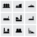 Vector factory icon set