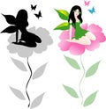 Vector fairy Royalty Free Stock Photo