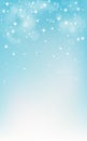 Vector falling snow effect isolated ,with blurred bokeh. Transparent blurry shapes. Abstract light effect. Eps 10 Royalty Free Stock Photo