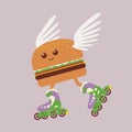 Fantasy burger hot food delivery