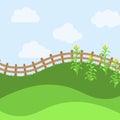 Vector Farm Themed Background Royalty Free Stock Photo