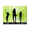 Vector fashion party illustration Royalty Free Stock Photo