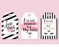 Vector fashion tags with Lashes quotes. Calligraphy phrase for lash makers