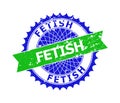 FETISH Bicolor Rosette Unclean Stamp Seal