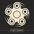 Vector Fidget Spinner Logo