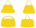 Bags Or Purses Silhouette - Common Tool In The Form Of A Non-rigid Container
