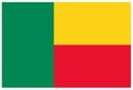 Benin flag - banner, Africa, country