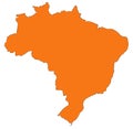 Brazil map - Federative Republic of Brazil