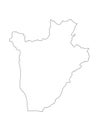 Burundi map - Republic of Burundi
