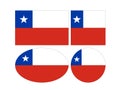 Chile flags - Republic of Chile