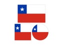 Chile flags - Republic of Chile